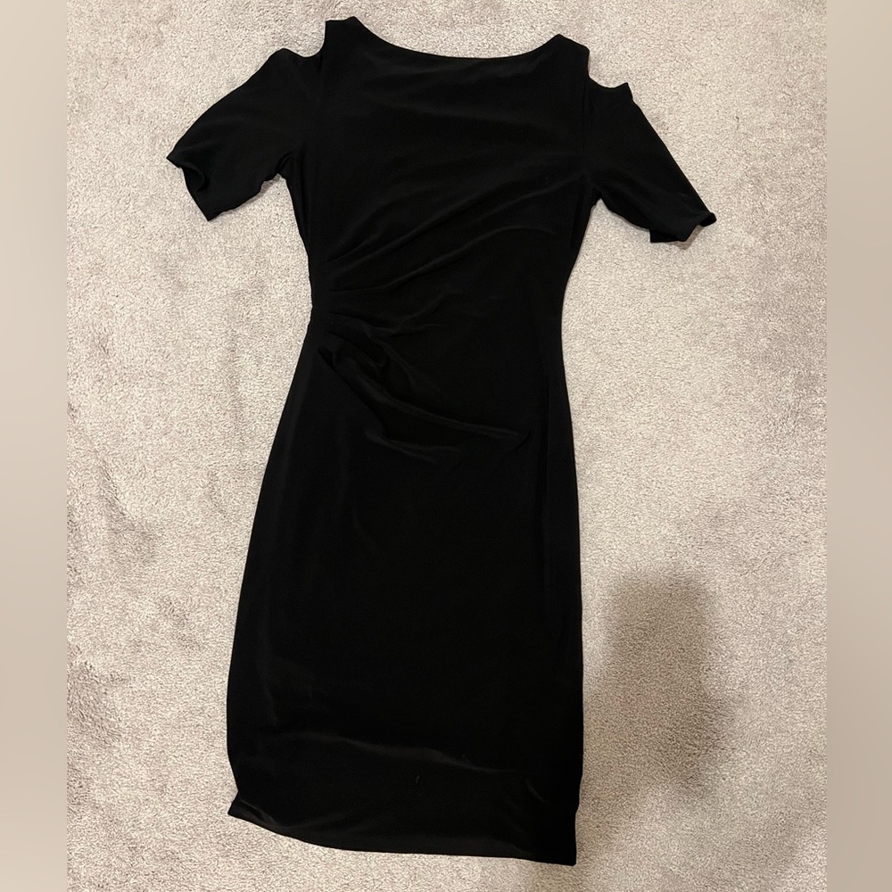 Polo Ralph Lauren double layered black dress